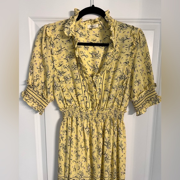 Spring maxi dress with ruched details - Picture 2 of 5